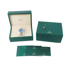 将图像加载到图库查看器中,ROLEX Datejust 41 W41mm Stainless Steel Azzurro Blue Dial126300