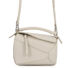Load image into Gallery viewer, LOEWE Puzzle Mini 2WAY Bag WhiteA510P88X16 Calf Leather Size Mini