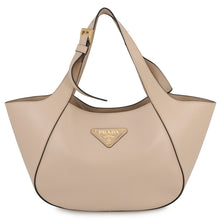 将图像加载到图库查看器中,PRADA Tote Bag Beige1BG483 Leather Size Medium