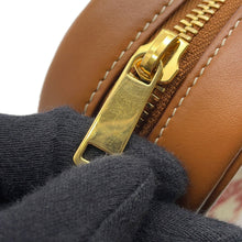 Load image into Gallery viewer, CELINE Shoulder Bag White/Brown/Red194332CS8 Canvas Leather