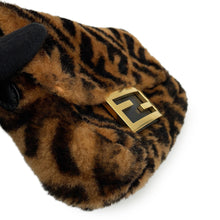 Load image into Gallery viewer, FENDI ZUCCA Pattern Bucket 2WAY Bag Brown/Black8BS017 Mouton Leather Size Mini