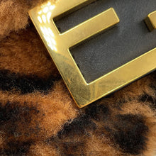 Load image into Gallery viewer, FENDI ZUCCA Pattern Bucket 2WAY Bag Brown/Black8BS017 Mouton Leather Size Mini