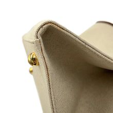 Load image into Gallery viewer, FENDI Sunshine Tote Bag Ivory/Brown8BH386 Canvas Leather Size Medium