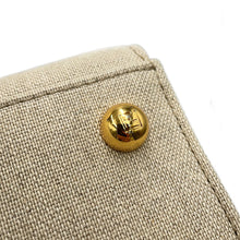 Load image into Gallery viewer, FENDI Sunshine Tote Bag Ivory/Brown8BH386 Canvas Leather Size Medium