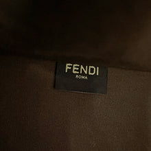 Load image into Gallery viewer, FENDI Sunshine Tote Bag Ivory/Brown8BH386 Canvas Leather Size Medium