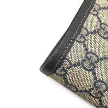 将图像加载到图库查看器中,GUCCI Cherie line Tote Bag Ivory/Navy211134 GG Supreme Leather