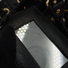 将图像加载到图库查看器中,BALENCIAGA giant mini pom pom Black285439 Leather