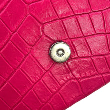 Load image into Gallery viewer, SAINT LAURENT PARIS Kate ChainShoulder Pink354119 Croco embossed leather Size Medium