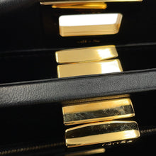 Load image into Gallery viewer, FENDI Peekaboo Brown/Black8BN244 Mouton Leather Size Mini