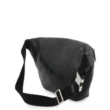 Load image into Gallery viewer, GUCCI GG embossed belt bag Black645093 Leather