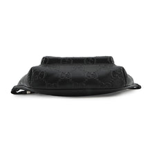 Load image into Gallery viewer, GUCCI GG embossed belt bag Black645093 Leather