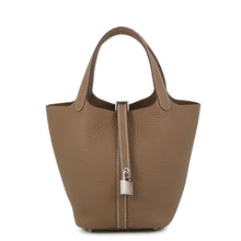 将图像加载到图库查看器中,HERMES Picotin Lock Etoupe Taurillon Clemence Size PM