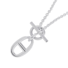 将图像加载到图库查看器中,HERMES Chaine d'Ancre Amulette Necklace SV925