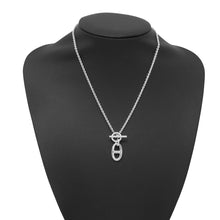将图像加载到图库查看器中,HERMES Chaine d'Ancre Amulette Necklace SV925
