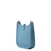 将图像加载到图库查看器中,HERMES Evelyne Long New Blue Jean Taurillon Clemence Size TPM