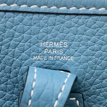 将图像加载到图库查看器中,HERMES Evelyne Long New Blue Jean Taurillon Clemence Size TPM