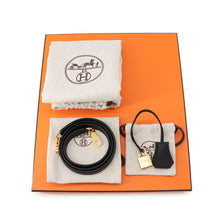将图像加载到图库查看器中,HERMES Kelly Retourne Black Togo Leather Size 25