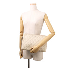 将图像加载到图库查看器中,Dior CDDiamond Clutch Bag Ivory2ESCA251DCO_H42E PVC Leather