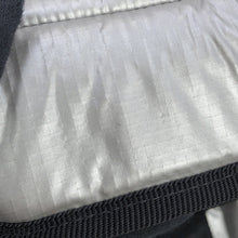Load image into Gallery viewer, SAINT LAURENT PARIS Nook's Duffle 2-way Travel Bag Silver/Black581374 Nylon Canvas