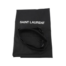 Load image into Gallery viewer, SAINT LAURENT PARIS Nook's Duffle 2-way Travel Bag Silver/Black581374 Nylon Canvas