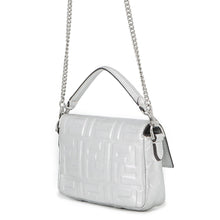 将图像加载到图库查看器中,FENDI FF motif bucket 2-way bag Silver8BS017 Leather Size Mini