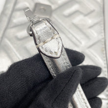 将图像加载到图库查看器中,FENDI FF motif bucket 2-way bag Silver8BS017 Leather Size Mini