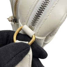 Load image into Gallery viewer, CHANEL Matelasse Camera Shoulder Bag WhiteAS2923 Lambskin Size Small