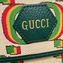 将图像加载到图库查看器中,GUCCI Crossbody Bag 100th Anniversary Beige/Green493930 Canvas Leather