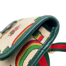将图像加载到图库查看器中,GUCCI Crossbody Bag 100th Anniversary Beige/Green493930 Canvas Leather