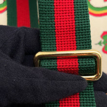 将图像加载到图库查看器中,GUCCI Crossbody Bag 100th Anniversary Beige/Green493930 Canvas Leather