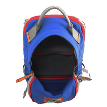 将图像加载到图库查看器中,LOEWE iNature Backpack Blue/Red/Brown Canvas