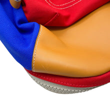 将图像加载到图库查看器中,LOEWE iNature Backpack Blue/Red/Brown Canvas