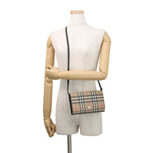 Load image into Gallery viewer, BURBERRY Hannah Vintage Check Shoulder Wallet Beige80151351 PVC/Leather