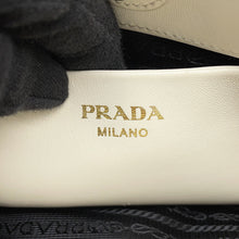 将图像加载到图库查看器中,PRADA Gathered 2WAY Handbag White1BA172 Leather