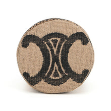 将图像加载到图库查看器中,CELINE Teen Drawstring Triomphe Handbag Beige/Black/Tan196532 Canvas Leather