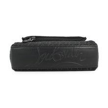 将图像加载到图库查看器中,Christian Louboutin Zip N Flap Shoulder Bag Black1245217B260 Canvas Leather