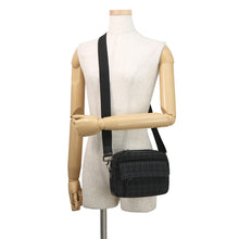 将图像加载到图库查看器中,Christian Louboutin Zip N Flap Shoulder Bag Black1245217B260 Canvas Leather