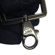 将图像加载到图库查看器中,Christian Louboutin Zip N Flap Shoulder Bag Black1245217B260 Canvas Leather