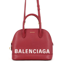 Load image into Gallery viewer, BALENCIAGA Ville top handle Red518873 Leather Size S