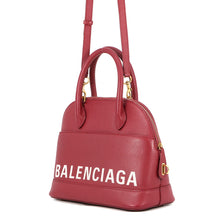 Load image into Gallery viewer, BALENCIAGA Ville top handle Red518873 Leather Size S