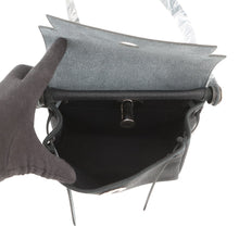 将图像加载到图库查看器中,HERMES Herbag zip Black Toile H Vache Hunter Leather Size Mini