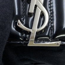将图像加载到图库查看器中,SAINT LAURENT PARIS Vicky Chain Shoulder Bag Black538439AACIE1000 Patent Leather Size Small