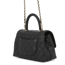 Load image into Gallery viewer, CHANEL Coco Handle 2WAYHandbag BlackA92990 Caviar Leather Size XS