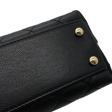 Load image into Gallery viewer, CHANEL Coco Handle 2WAYHandbag BlackA92990 Caviar Leather Size XS