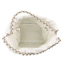 Load image into Gallery viewer, CHANEL CHANEL 22 Perforated 2-Way Handbag WhiteAS3980 Shiny Calf Leather Size Mini