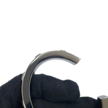 Load image into Gallery viewer, CHANEL CC Logo Bracelet Size S White/SilverABE820-B19204-NACVH Metal strass