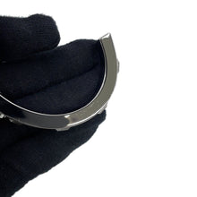 Load image into Gallery viewer, CHANEL CC Logo Bracelet Size S White/SilverABE820-B19204-NACVH Metal strass