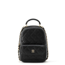 将图像加载到图库查看器中,CHANEL Matelasse Timeless Classics Backpack BlackAP3753 Caviar Leather Size Mini