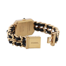 Load image into Gallery viewer, CHANEL Premiere Original Edition M H26.1mmxW20mm Stainless Steel 18KYG Leather Black DialH6951