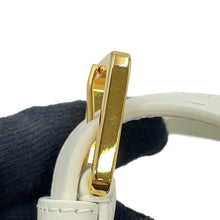 Load image into Gallery viewer, Dior D-Journey Flat Macro Cannage Latte WhiteM2416UBUQ_M030 Calf Leather Size Small